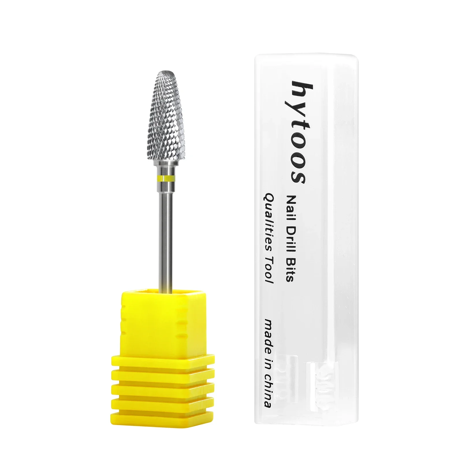 HYTOOS Bullet Carbide Nail Drill Bit – Professional Rotary Flame, Acrylic & Gel Remover - Image 8
