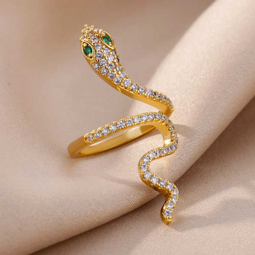Luxury Korean Stainless Steel Copper Zircon Ring – Trendy Unisex Birthday Gift - Image 5