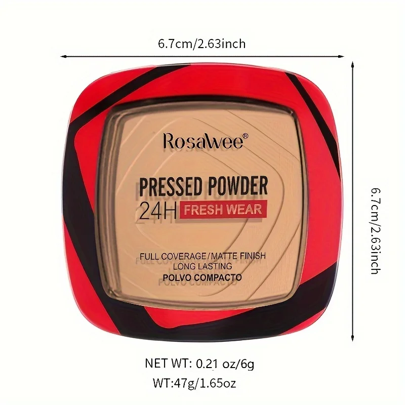 Matte Full-Coverage Pressed Powder Foundation – 24H Oil‑Control Finish - Image 4