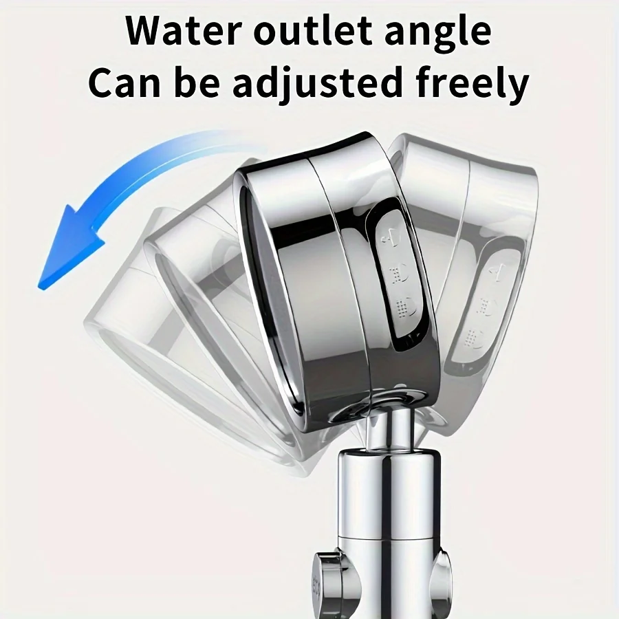 3‑Level Adjustable Rain Shower Head with Filter – Wall‑Mounted, DIY-Friendly - Image 2