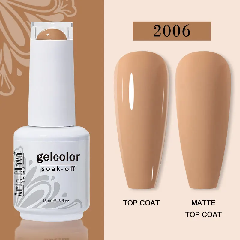 Arte Clavo 15ml Gel Nail Polish – 72 Color Soak-Off UV LED Varnish for Nail Art - Image 19