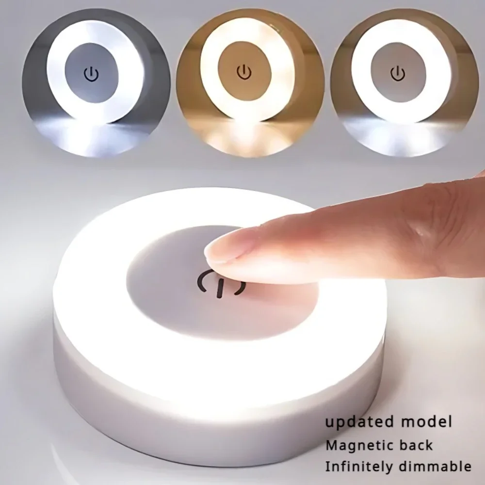 Portable LED Night Light – USB Rechargeable Lamp for Bedroom & Living Room