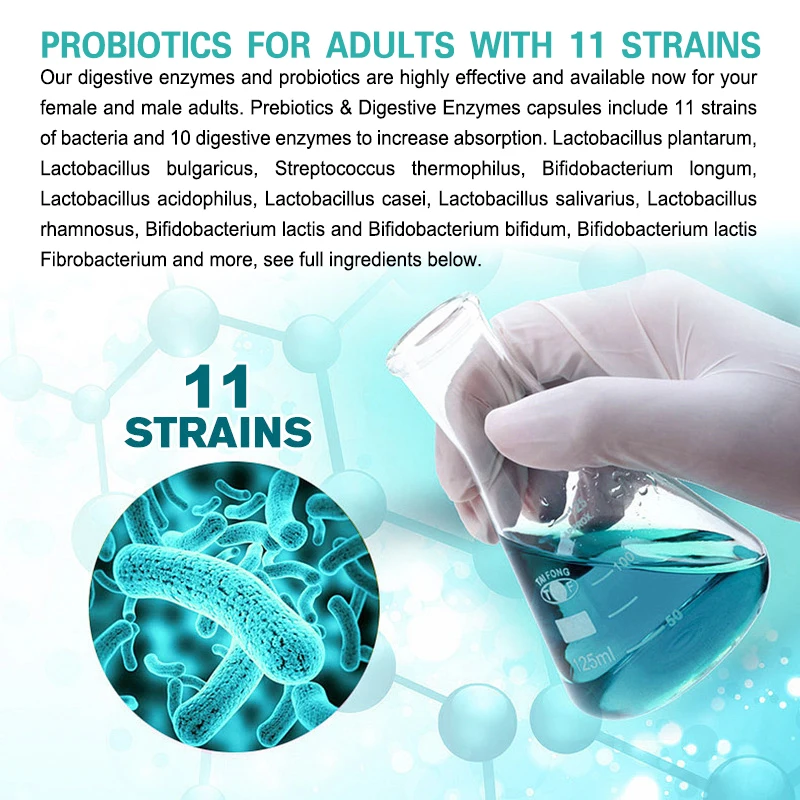 Bcuelov Synbiotic 120 Billion CFU – Probiotics & Prebiotics for Gut, Immunity - Image 6