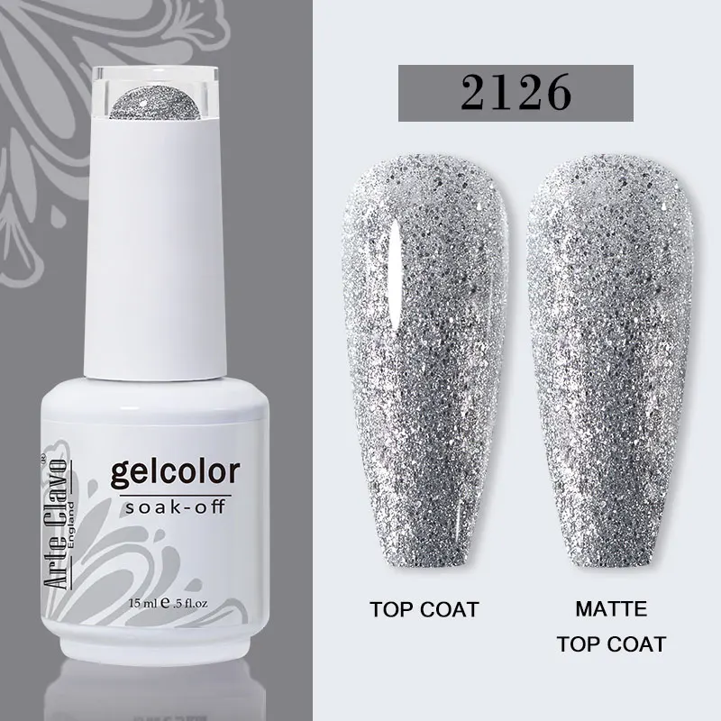 Arte Clavo 15ml Gel Nail Polish – 72 Color Soak-Off UV LED Varnish for Nail Art - Image 16