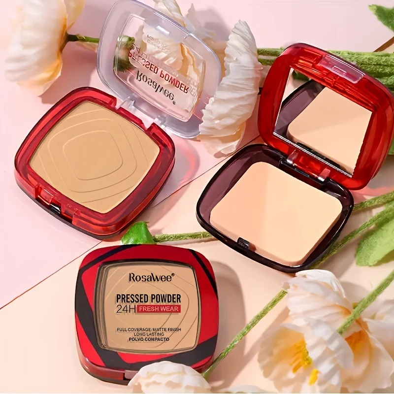 Matte Full-Coverage Pressed Powder Foundation – 24H Oil‑Control Finish - Image 2