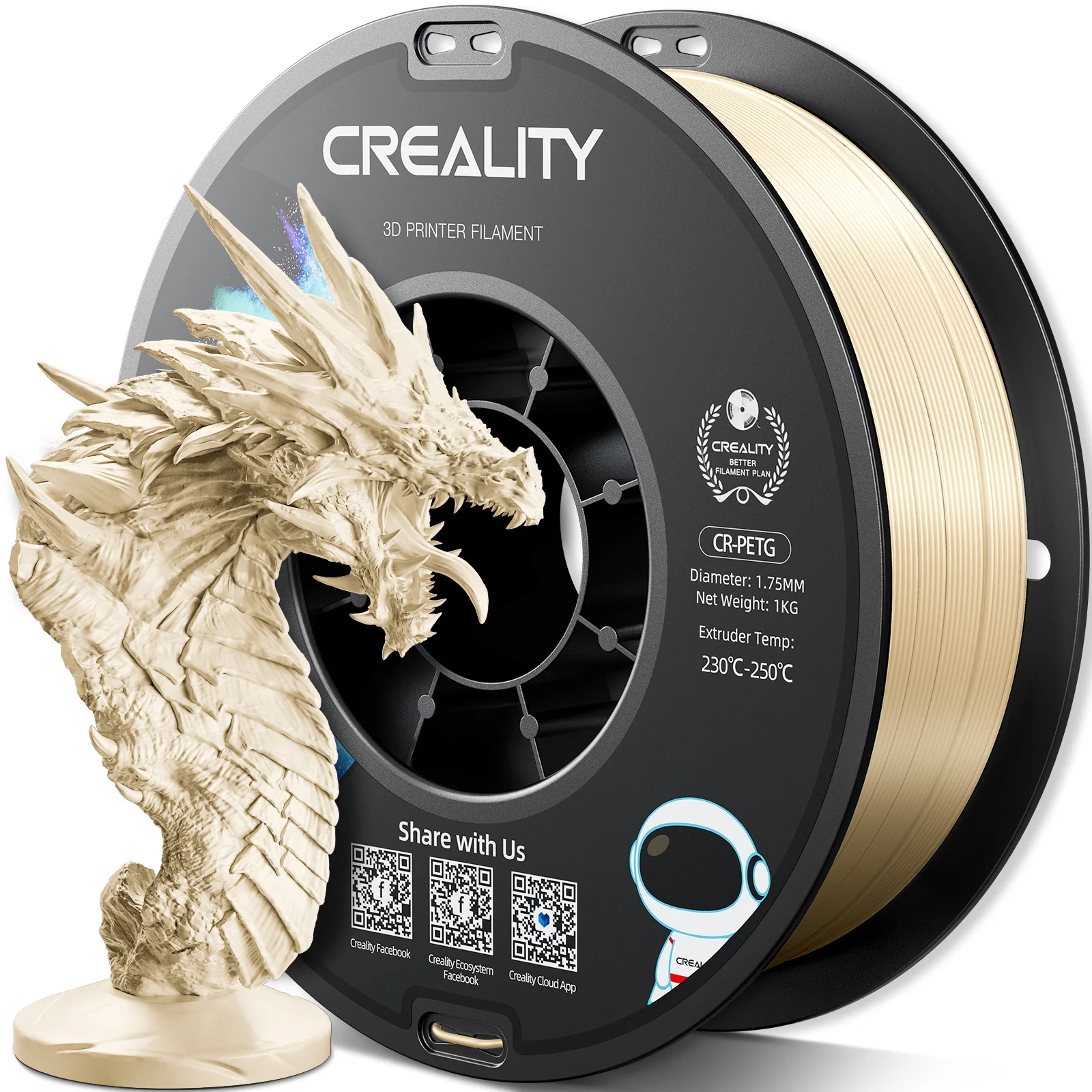 Creality PETG 3D Printer Filament 1.75mm 12 Rolls 1KG/roll Glossy Printing Filaments 3D Printer Materials High Temperature - Image 13