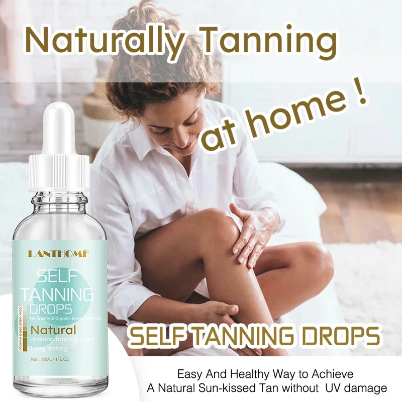 30ml Self-Tanning Drops – Sunless Tanner for Natural-Looking Body Skin Care - Image 6