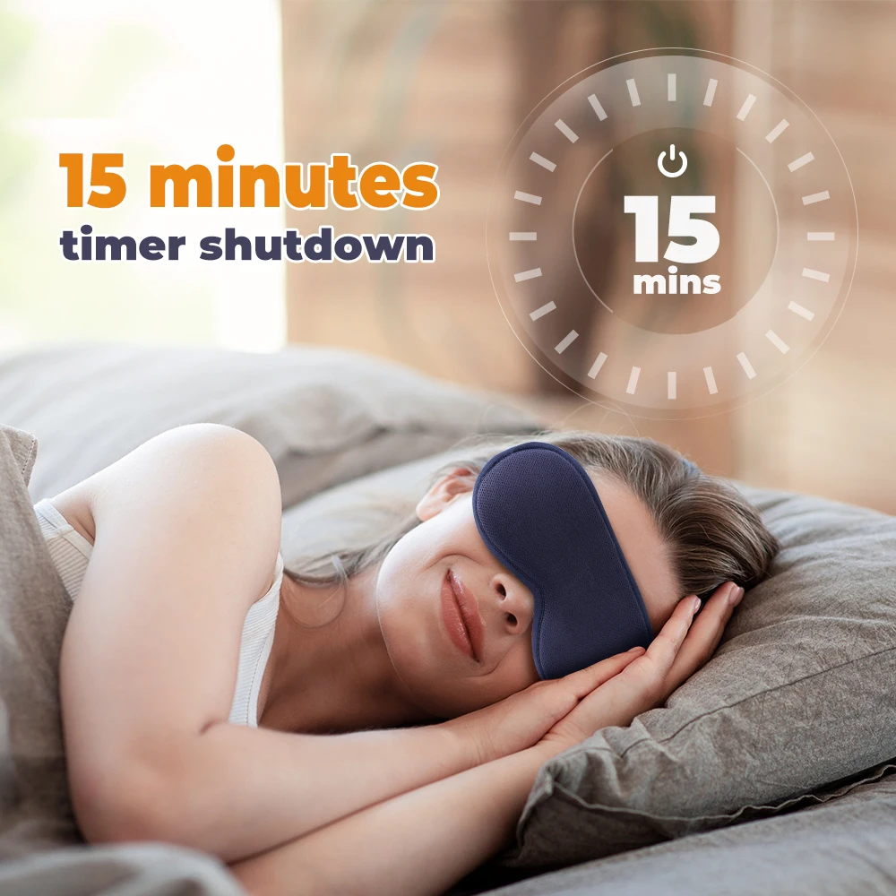 Electric Heated Eye Mask – USB Steam Therapy, Adjustable Heat & Timer - Image 4