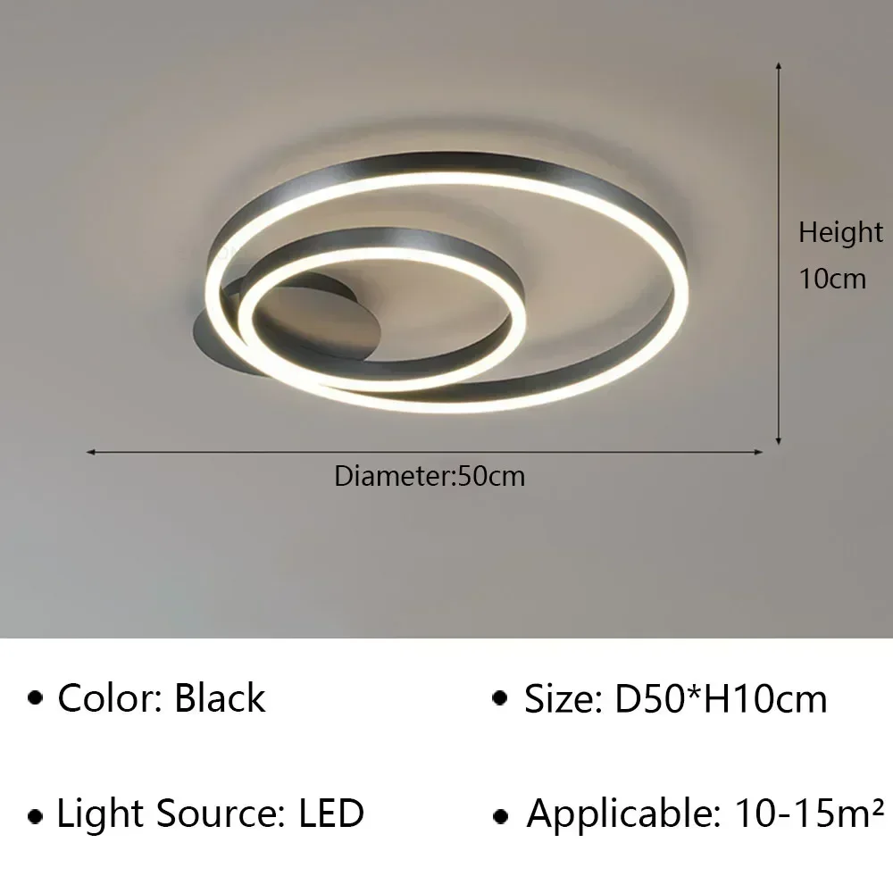 Modern LED Ceiling Light – Creative Chandelier for Living Room & Bedroom Decor - Image 12