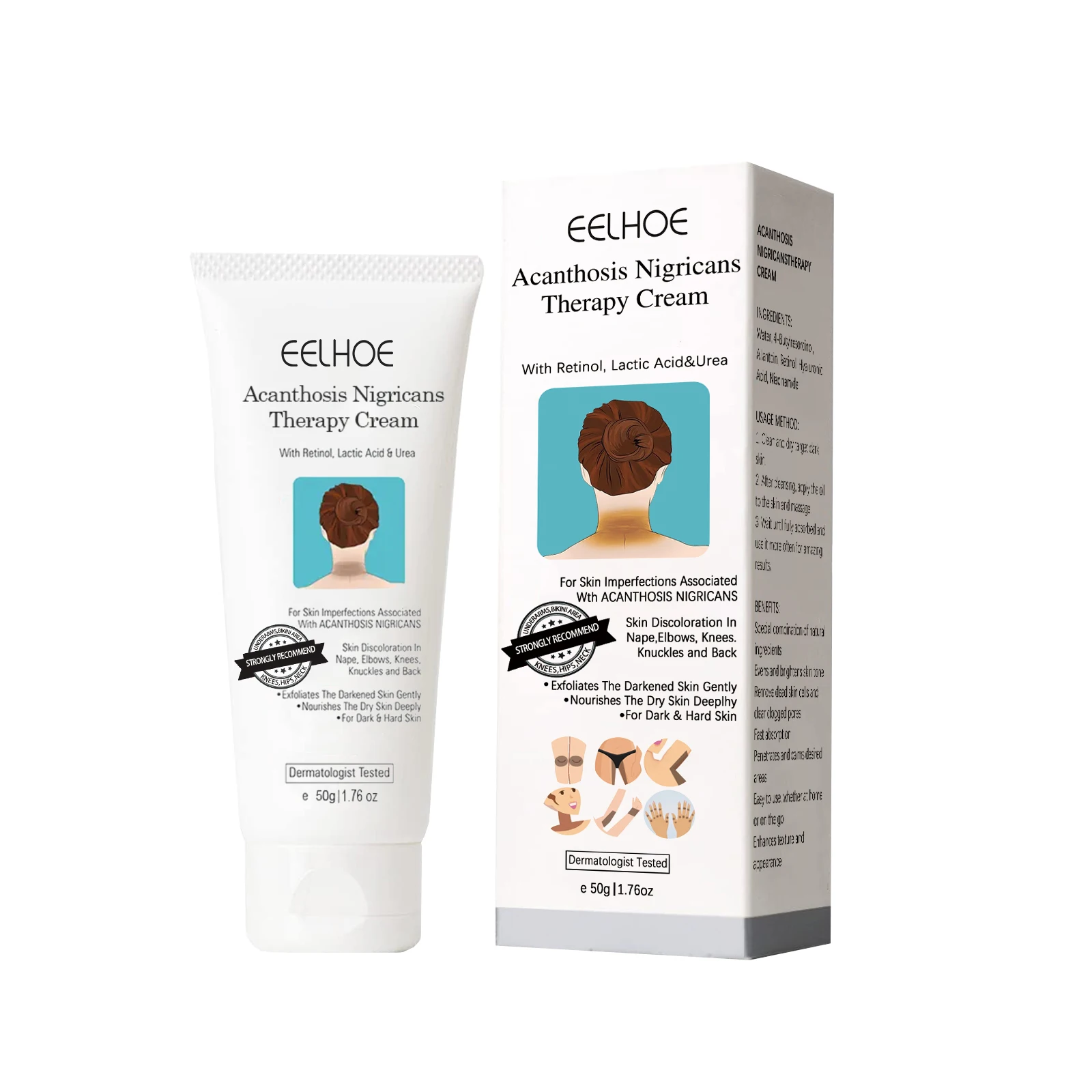 EELHOE Whitening Cream – Brightening for Dark Skin, Neck, Underarm & Body Care - Image 7