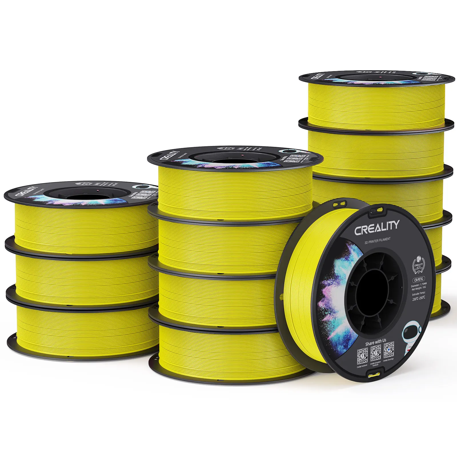 Creality PETG 3D Printer Filament 1.75mm 12 Rolls 1KG/roll Glossy Printing Filaments 3D Printer Materials High Temperature - Image 22