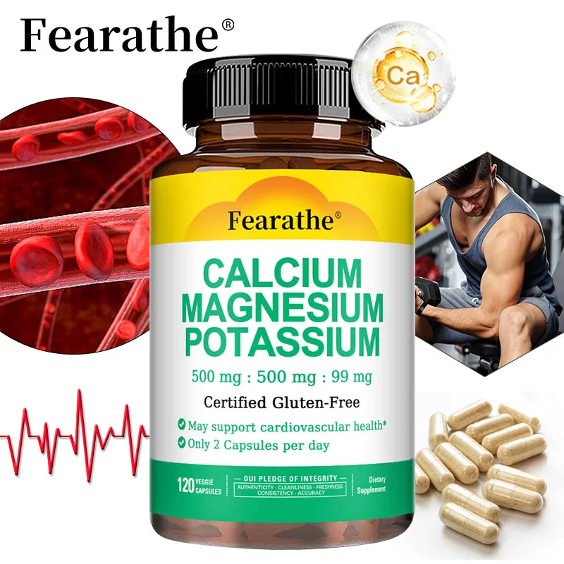 Calcium Magnesium Potassium Capsules – Bone, Muscle & Heart Support