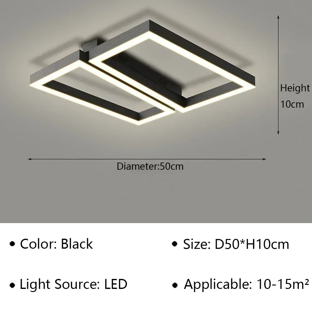 Modern LED Ceiling Light – Creative Chandelier for Living Room & Bedroom Decor - Image 10
