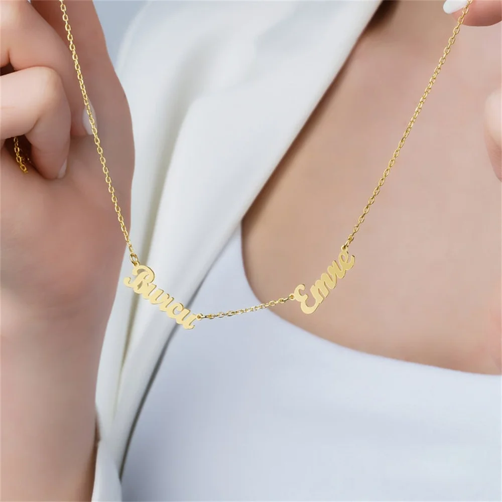 Personalized Stainless Steel Name Necklace – Custom Family & Friendship Pendant - Image 6