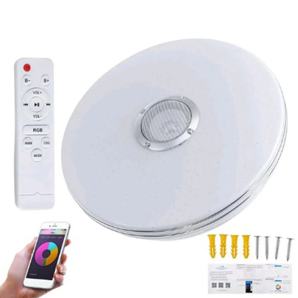 Music RGB LED Ceiling Lamp – APP & Bluetooth Control, 2800K-6500K for Home & Kids Room - Image 2