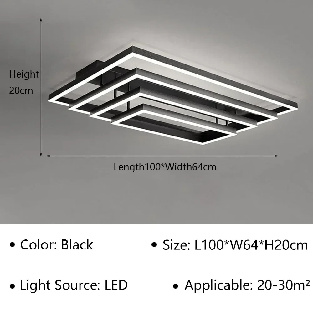 Modern LED Ceiling Light – Creative Chandelier for Living Room & Bedroom Decor - Image 7