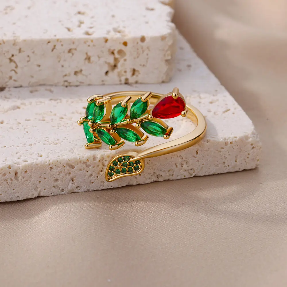 Luxury Korean Stainless Steel Copper Zircon Ring – Trendy Unisex Birthday Gift - Image 6