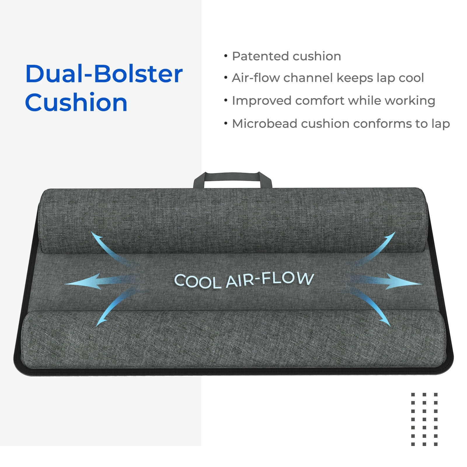 Lap Desk Home Office Pro Mouse Pad and Phone Holder 21.1x12inch Anti-Slip Strip PORTABLE LIGHTWEIGHT for Bed Sofa Couch Travel - Image 5