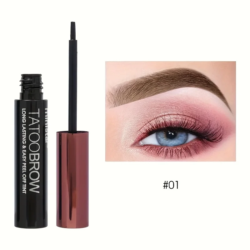 Tattoo Peel-Off Eyebrow Gel Tint – Waterproof, Transfer-Proof, Semi-Permanent Brow Definition - Image 7