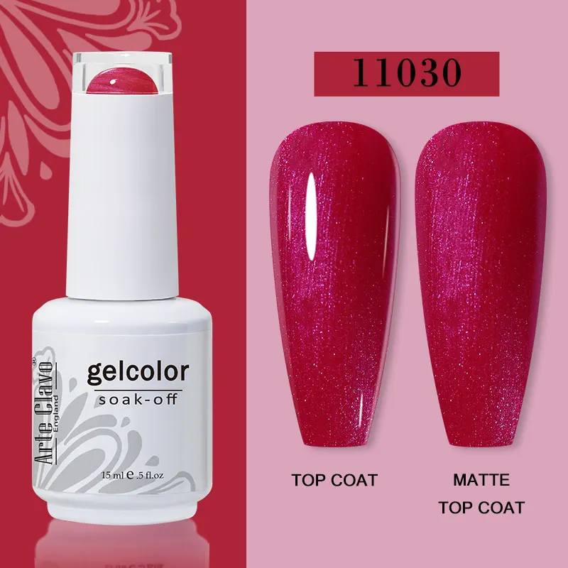 Arte Clavo 15ml Gel Nail Polish – 72 Color Soak-Off UV LED Varnish for Nail Art - Image 64