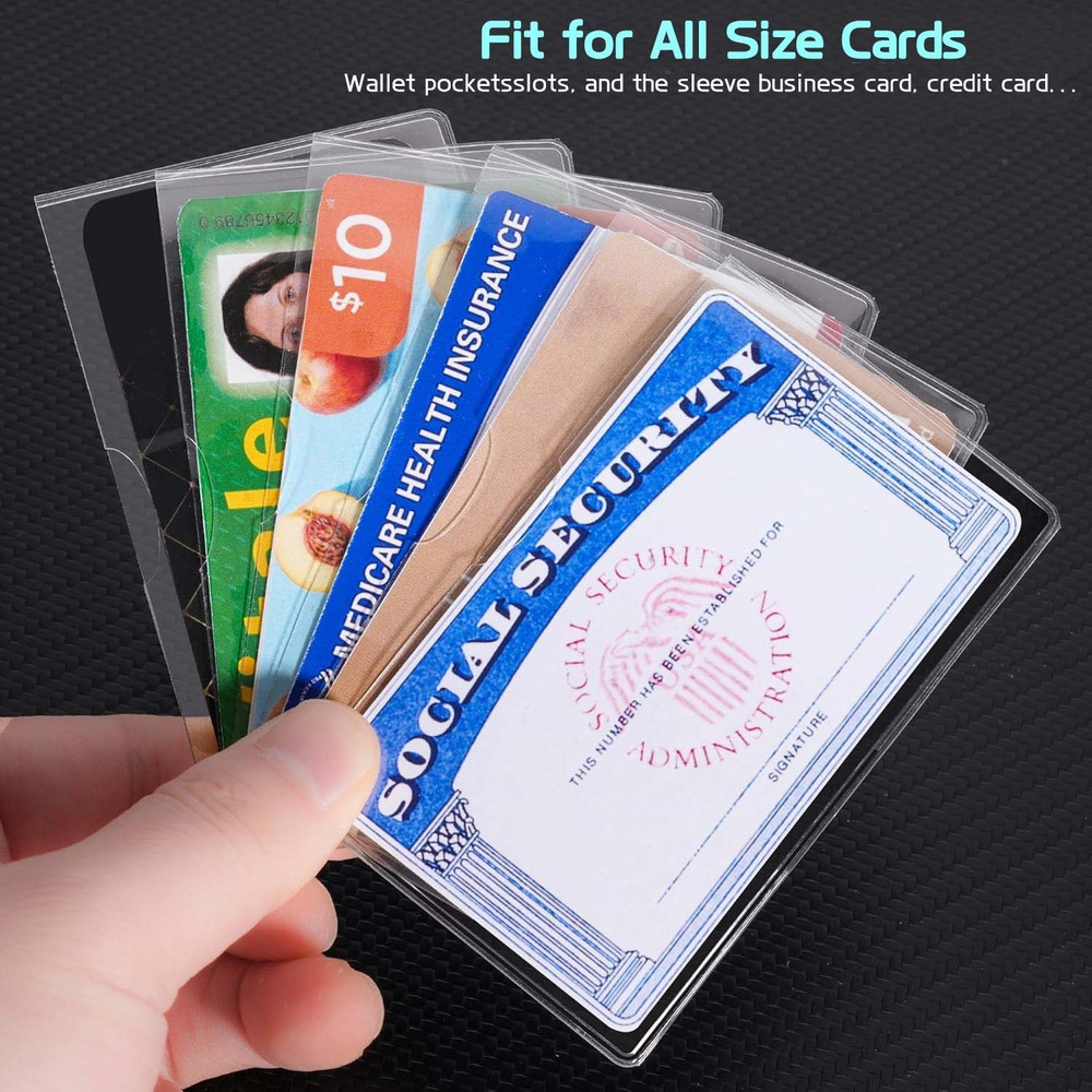 Father’s Day 8-Pack Heavy-Duty PVC ID Card Protectors Clear Waterproof Badge Sleeves - Image 10